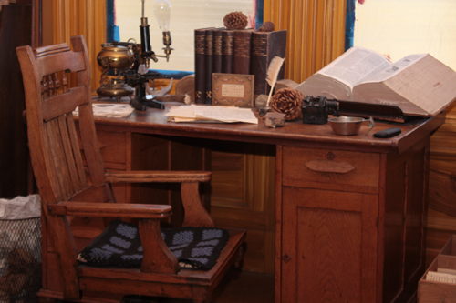 John Muir's desk.  John Muir Historic Site.  Martinez, CA.